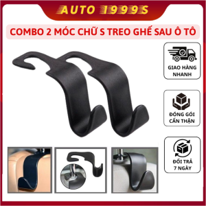 Bộ 2 Móc Treo Đồ Ô Tô Chữ S – Treo Ghế Sau Xe Hơi Nhỏ Gọn Chắc Chắn Chịu Lực Tốt
