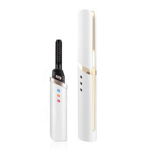 Chuốt mi điện sưởi ấm nhanh dài/ngắn lông mi con lăn phụ nữ trang điểm lông mi Curler USB Mascara Lash Lift