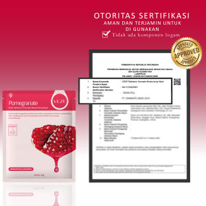 Natural Skin Care Sheet Mask Korea Masker Wajah Mencerahkan dan Glowing BPOM Veze