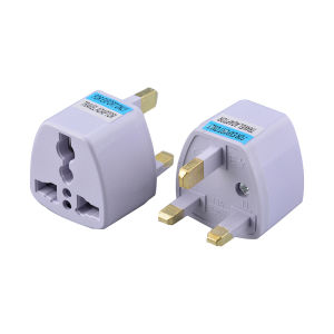 3-Pin Universal Adapter Plug Head Travel Plug/ Travel Socket/ Travel Adapter Universal Adapter UK 3 Pin Plug AC Adapter Converter Malaysia / UK Plug convert to Universal Traveler Multi Adapter Ready Stock
