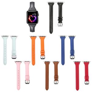 Dây Da Đồng Hồ Thông Minh Apple Watch Khóa Thép Thời Trang Sang Trọng Series 10 9 8 7 6 5 SE 4 3 2 1 Size 38mm 40mm 41mm 42mm 44mm 45mm
