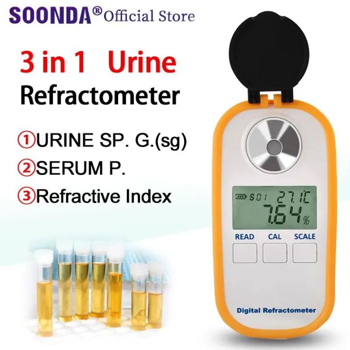 Electronic Digital Urine Refractometer Urine Specific Gravity Meter ...