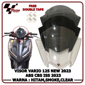 VISOR VARIO 125 NEW CBS ISS GEN 2 KEYLESS KEY LESS WINSIL WINDSHIELD WIND SHIELD HONDA PNP 2022 2024