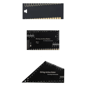 Dây đàn ghi ta thước đo chiều cao dây đàn ghi ta Thiết bị đo lường PVC kết cấu phù hợp cho các nhạc sĩ và những người đam mê Guitar