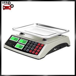[Ueb Wholesale Mall]40kg/1g Commercial Price Scale LCD Digital Display Counting Weight Scale Rechargeable Food Produce Scale for Vegetables