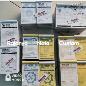 TERMURAH ISI 20 BUKU  NOTA CUSTOM OLSHOP NOTA CUSTOM 2 RANGKAP NOTA CUSTOM OLSHOP / NOTA NAMA SENDIRI / NOTA 2 PLY