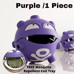 OULISI Pokémon Gas Mosquito Coil Tray Cute Repellent Storage Box Hiasan Meja Rumah Anti Nyamuk Bilik Dekorasi 卡通香炉瓦斯蚊香盒