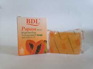 TERLARIS| SABUN BDL PAPAYA 128gr  BPOM  Mampu Membersikan Sisa Make up dan Noda Hitam Di wajah