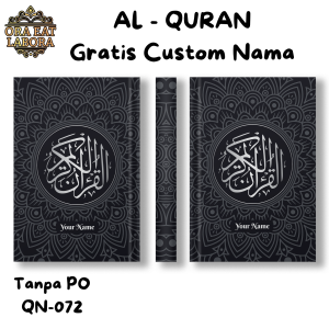 Al-Quran Gratis Custom Nama Quran Tulis Nama Alquran Nama Sendiri Quran Ukuran A5 Sedang A6 Kecil