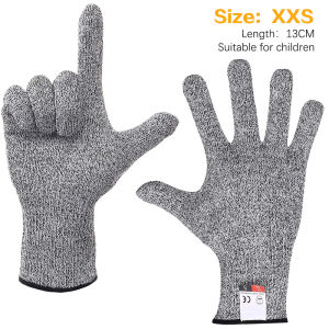Christmas gift 【AYLMER】 HPPE Level 5 Safety Anti Cut Gloves High-strength Industry Kitchen Gardening Anti-Scratch Anti-cut Cutting Multi-Purpose