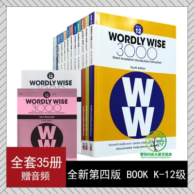 FCSách Wordly Wise 3000: TOEFL/SAT/IELTS mới cho các giai đoạn hoàn thiện từ ngữ ngôn ngữ 1-12 với câu trả lời và âm thanh (giai đoạn 2-12) phiên bản thứ 4 phong cách mới