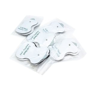 10pcs Extra Replacement Reusable Skin Adhesive Gel Electrodes Pads Sticker for TENS EMS Body Massager Electronic Muscle Stimulator