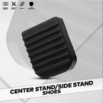 SCH 1Pc Motorcycle Side Stand Shoes Center Stand Shoes Universal Rubber Material Sold By One