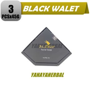 SABUN BLACK WALET FACIAL SOAP 1 BOX ISI 3 SABUN
