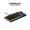 SteelSeries Apex 3 TKL Water-Resistant Wired Gaming Keyboard (64831). 