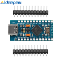 Aideepen Pro Micro Series Pro Micro ATMEGA32U4 5V เมนบอร์ด16M Crystal Oscillator อินเทอร์เฟซ Type-C พร้อมหมุดแถวรองรับ Arduino IDE V1.0.1. 