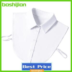 bashijian Collar White Black Blouse Sweater Detachable Shirt Women Cotton Lapel Blouse Top Women Clothes Accessories