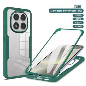 Casing For Redmi note 14 Pro plus 5G note14pro note14 14pro 14pro+ 14proplus 4G 2025 Phone Case Plus Flip Cover 360° Double Sided Soft Silicone Shockproof Protective Back cover