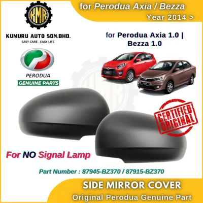 (Black) Original Outer Side Mirror Cover Perodua Axia Bezza