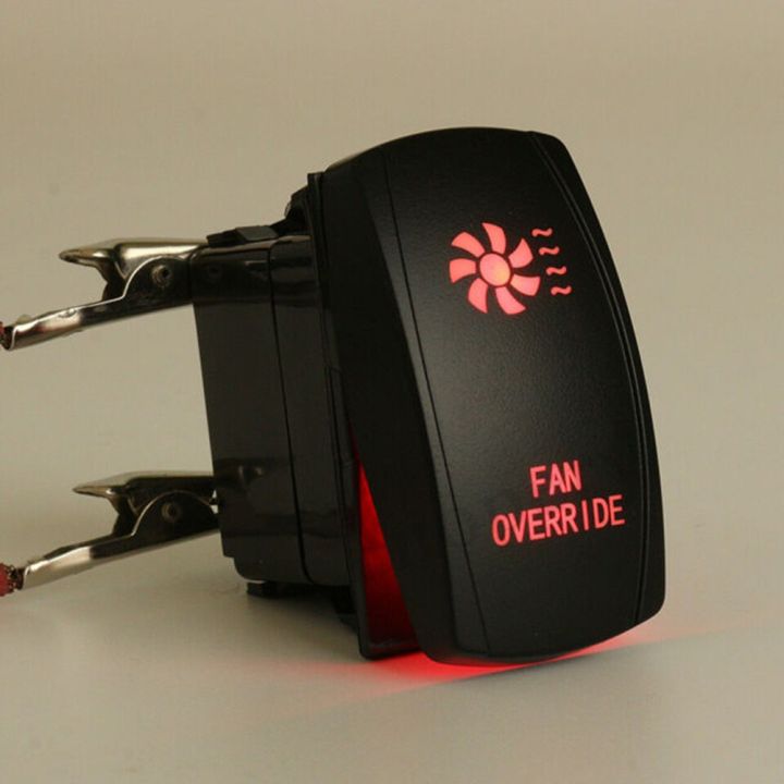 [Automotive Shop] Universal Fit 12V 20A 5 Pin Rocker Switch Control Red ...