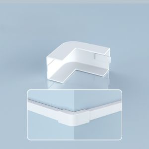 PVC square cable management trough optical fiber concealer Kit network cable exposed decorative trunking Tahan lama