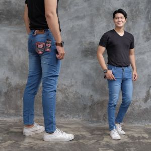 CELANA JEANS PENSIL STRETCH/CELANA PENSIL PRIA
