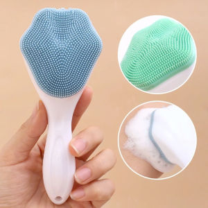 Cọ Rửa Mặt / Bàn Chải Massage Mặt Xỏ Ngón 3D Gai Silicon Cao Cấp - Bàn Chải Rửa Mặt Tẩy Tế Bào Da Chết Làm Sạch Lỗ Chân Lông Nhỏ Gọn Tiện Lợi