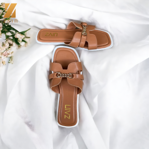Zain - Letty Dark Brown Sandal Wanita