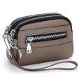 Royal Bagger Coin Purses for Women Genuine Cow Leather Fashion Simple Mini Wallet Large Capacity Zipper Clutch 1888. 