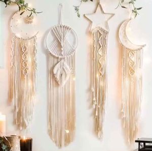 Vòng macrame vòng dreamcatcher trang trí