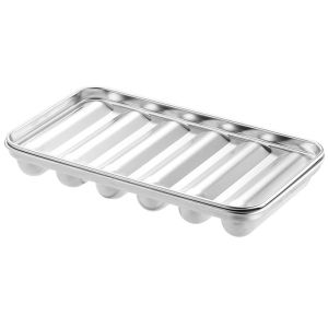 Handmade 6 Bulkhead Hot Dog Mould / Sausage Mould Stainless Steel 304 Material