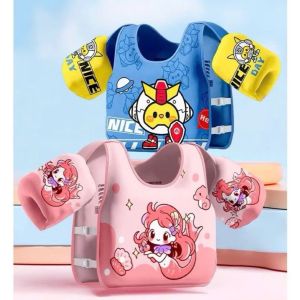 Áo Phao Tập Bơi Cho Bé Dưới 25Kg | Lõi Nổi EPE Nguyên Khối Không Cần Bơm Hơi Bé Trai Bé Gái