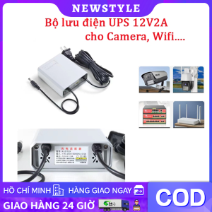 ⚡Miễn Phí Vận Chuyển⚡ Bộ lưu điện DUNG LƯỢNG CAO dành cho Wifi Camera - UPS 12V (chạy wifi được 4-12 giờ) kèm Nguồn