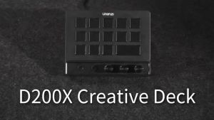 Ulanzi D200X Creative Deck 14 LCD Keys 3 Knobs 8-in-1 USB-C Hub HDMI 4K Macro Shortcut Controller Streamer