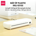 Máy Ép Plastic Khổ A4 Deli Chính Hãng E2132 - Chuyên Dụng, An Toàn Và Dễ Dàng Sử Dụng, Phù Hợp Ép Màng Ảnh, Poster, Tài Liệu Văn Phòng, Tốc Độ Ép Nhanh, Chất Lượng Ép Cao, Thiết Kế Gọn Nhẹ, Bảo Hành 12 Tháng. 