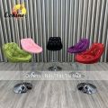 Ghế Makeup, Ghế Quầy BAr, Ghế Bar, Ghế Trang Điểm, Ghế Xoay, Ghế Chụp HÌnh, Ghế Livestream, Ghế Quầy Lễ Tân, Ghế Trang Điểm Chuyên Nghiệp Nỉ Nhung Nhập Khẩu Cao 60-80cm. 