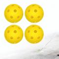 Kodaily 4x Floorball Balls Floorballs 26 Holes Lightweight Competition ...