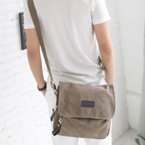XINRANZJ กระเป๋าแฟชั่นใบเล็กสำหรับผู้ชายกระเป๋าสะพายไหล่เส้นเล็กผ้าแคนวาสหนาใหม่สำหรับใส่ไปเที่ยวกระเป๋าจัดส่งแบบคาดลำตัวกระเป๋าผู้ชายใบเล็ก201-B