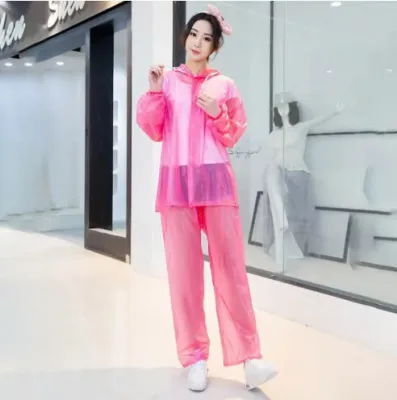 ÁO MƯA BỘ CAO CẤP TRONG SUỐT NHIỀU MÀU - BỘ QUẦN ÁO ĐI MƯA NILONG CHẤT LƯỢNG - ÁO MƯA SIÊU BỀN