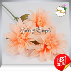 BUNGA CRISANT PEARL TANGKAI PANJANG ARTIFICIAL ROSE FLOWER KRISAN PREMIUM DENGAN 3 KUNTUM BUATAN DARI KAIN PALSU BOUQUET BERKUALITAS TINGGI COCOK UNTUK DEKORASI PERNIKAHAN SUDUT RUANG RUMAH DIY CAFE PESTA TAMAN FESTIVAL MURAH IMPOR ARTIFISIAL