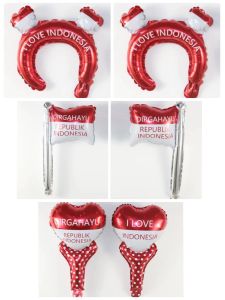 1 Pack 50 Pcs Balon Bando 17 Agustus / Balon Bando / Balon Pentung / Balon Bendera / Balon 17 Agustus / Balon Dirgahayu RI / Balon Dekorasi Merah Putih / Balon Merah Putih / Balon Kemerdekaan RI