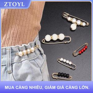 【ZTOYL】 3 cái quần áo của phụ nữ Trâm Set ngọc trai Rhinestone trâm cài cho phụ nữ ve áo Pin thắt chặt eo pin phụ kiện tự làm