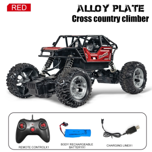 Super Large Alloy Childrens Remote Control Car Charging Remote Control Car Toy Dual-drive Four-drive Climbing car Boys Off-road Car Race