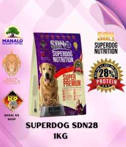 SUPERDOG NUTRITION - SDN42 Original  SDN42 Beef SDN28 Super Premium (1KG)