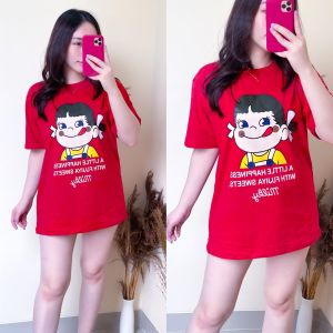Kaos Oversize Wanita Lengan Pendek Atasan Oversize Terbaru Kaos Wanita Lucu