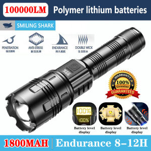 Super Bright Torch Light  USB Rechargeable Lampu Suluh Led Torch Light Waterproof Led Flashlight Outdoor Long Range Camping Lampu Suluh Paling Terang Dan Jauh 手电筒 强光 led 远射 可充电