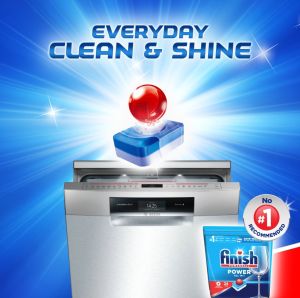 Finish Dishwasher Detergent Tablet All In One Max 100 Tabs