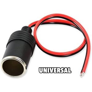12V-24V Car Lori Lighter Head DVR Socket Adaptor Plug Auto Connector Fuse Holder Kereta