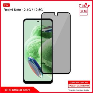 YITAI - Tempered Glass Spy Xiaomi Redmi Note 12 4G 5G 12 Pro