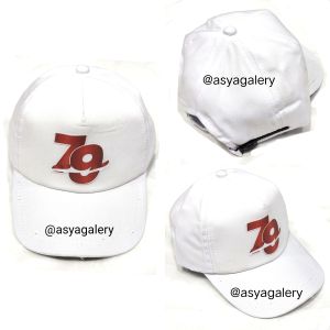 Topi HUT kemerdekaan RI 79/Topi Logo HUT 79 RI/Topi Merah Putih/Topi Indonesia